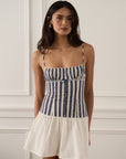 Navy/Ivory