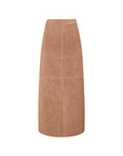 Suede Pencil Skirt