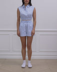 Sleeveless Popover Shirt