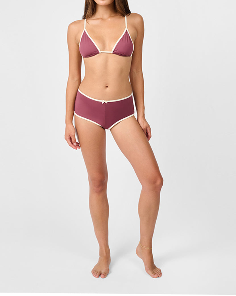 [Plum/Antique White] - Model