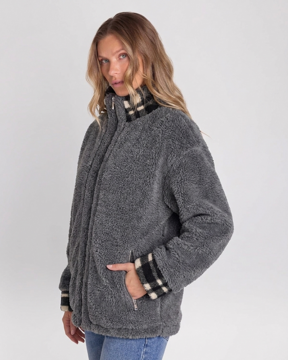 Charcoal Grey Multi
